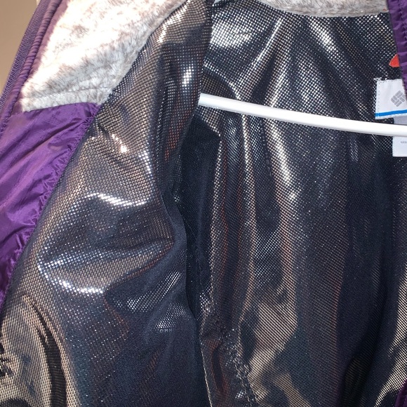 Columbia Ski Jacket - purple and heat insulated - Picture 2 of 3